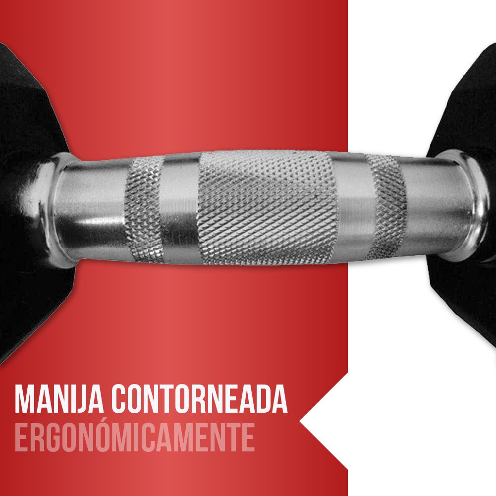 Mancuerna Hex Engomada 8Kg (por unidad)