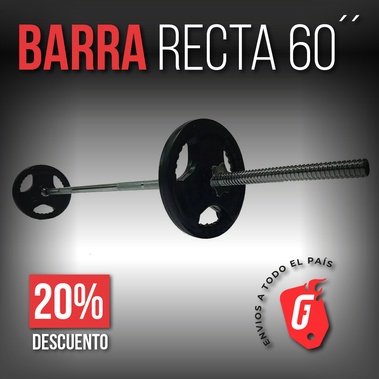 Barra recta 60' (27mm)