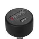 Mancuerna redonda engomada 10kg con logo GFITNESS (por unidad)