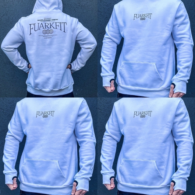BUZO FUARK COLOR BLANCO