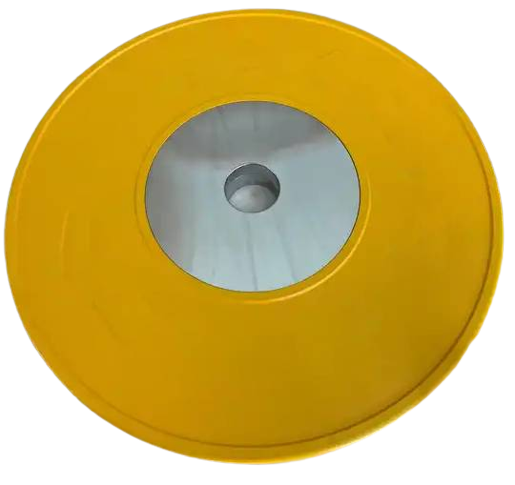 DISCO ENGOMADO 1.5KG COLOR AMARILLO 50MM