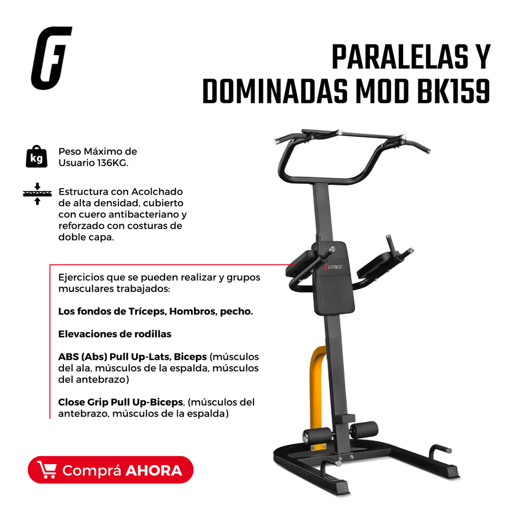 Paralelas y Dominadas MOD BK159