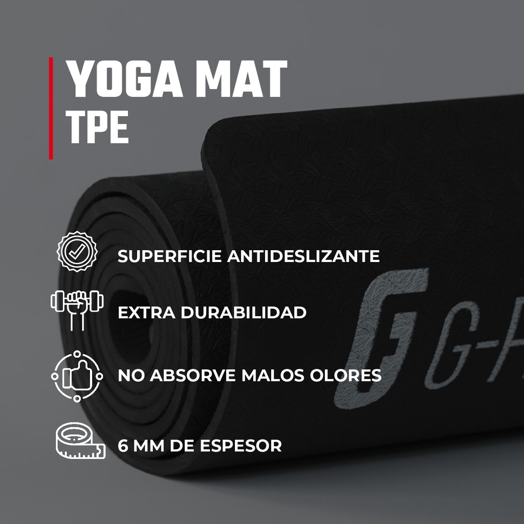 TPE Yoga Mat 1830 x 610 x 6mm