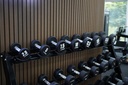 Mancuerna TPU con logo G-Fitness 37,5KG