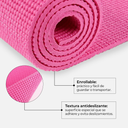 Colchoneta Mat Yoga Pilates Fitness Enrollable 6mm
