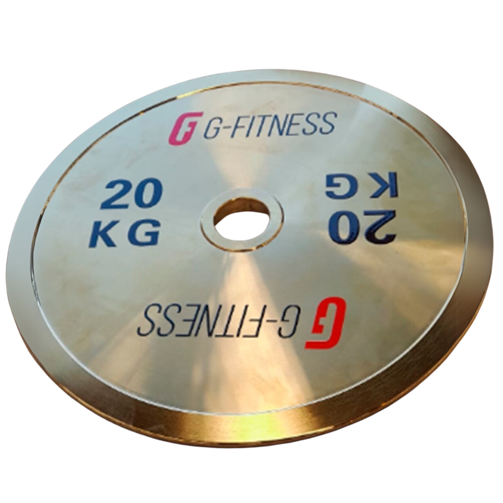 Disco de Peso Dorado G-Fitness 20KG