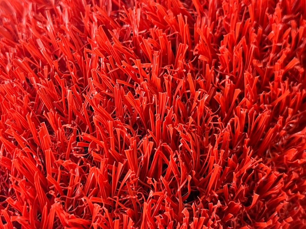 Cesped Sintetico Importado 20mm Rojo - 5m2
