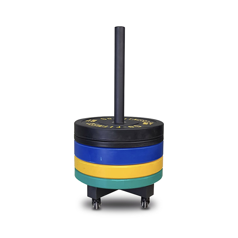 Pino Porta Discos con Ruedas