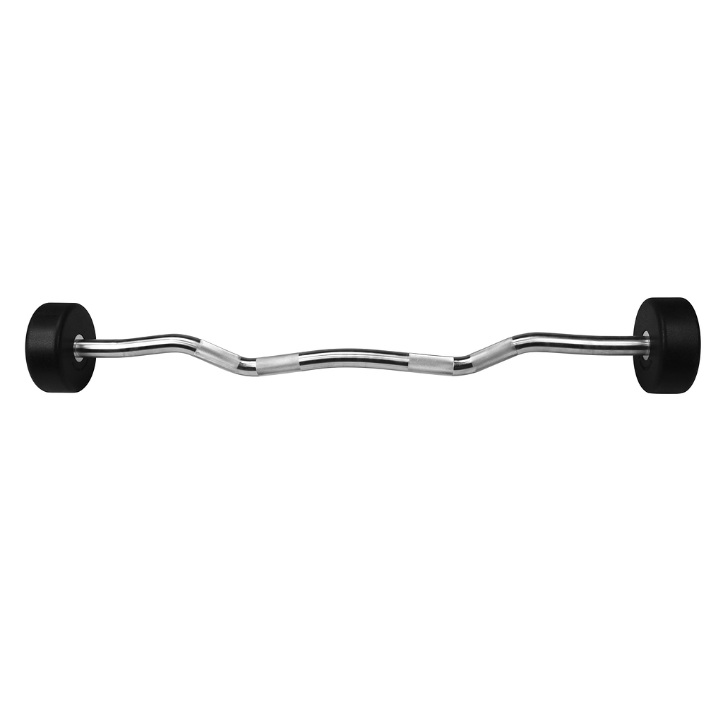 Barra curl peso fijo 40kg