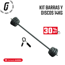 Kit Barras y discos 14kg