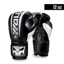 Guantes de Boxeo Negro/Gris 12oz (Por Par)