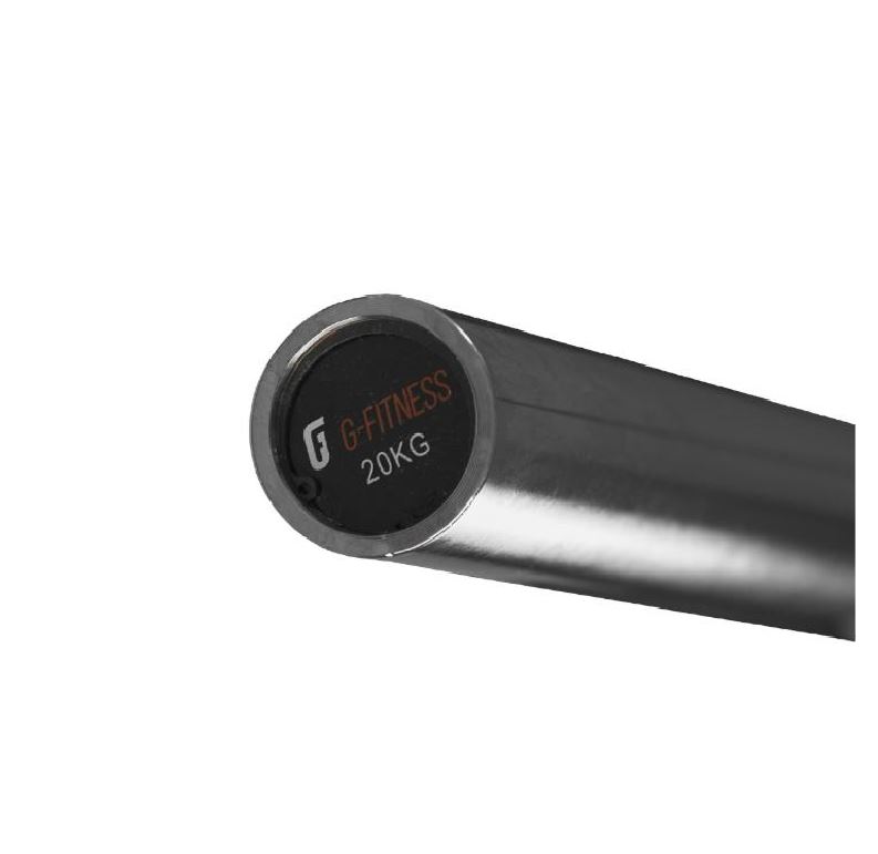 Barra olimpica c/buje 20kg (cromada)