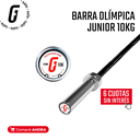 [HL2015] Barra Olímpica Junior 10kg