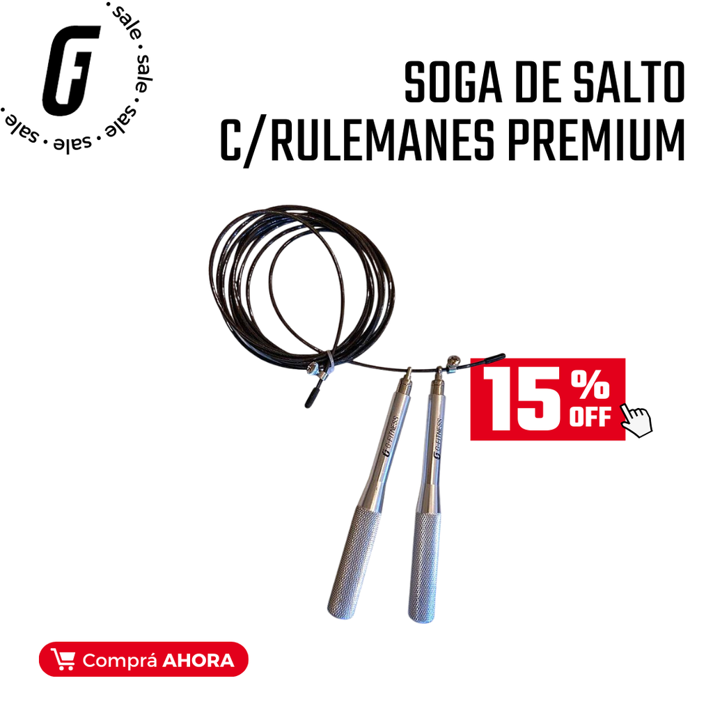 Soga de Salto c/Rulemanes PREMIUM