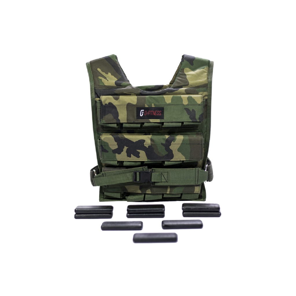 Chaleco 30kg Camuflado Militar