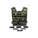 Chaleco 30kg Camuflado Militar