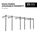 Rack pared amurable crossfit 5 modulos
