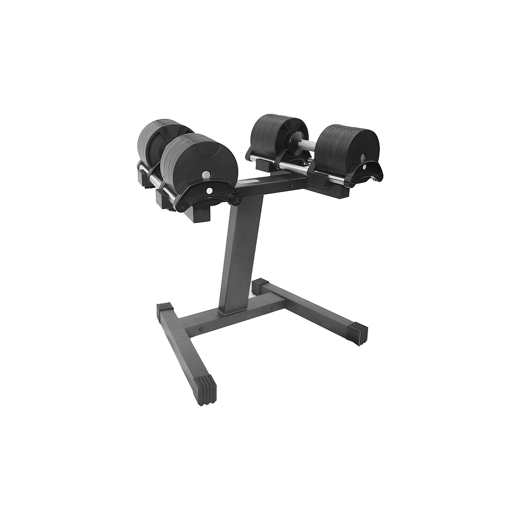 Mancuerna Ajustable Myweight 32Kg (Par) + Rack