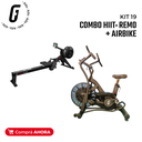 [KIT19-] Kit 19 - COMBO HIIT: Remo + Airbike + Cinta curva
