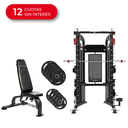 KIT 25: Entrenador Integral + Discos olímpicos