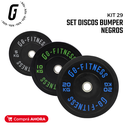 KIT 29: Set Discos Bumper Negros