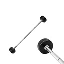 Barra Recta de peso fijo (18kg-40Lb) Por Unidad. Rotulo Libras