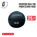[MBDLB1293-3.6-8] Medicine Ball sin pique (3.6kg-8Lb) Por Unidad. Rotulo Libras