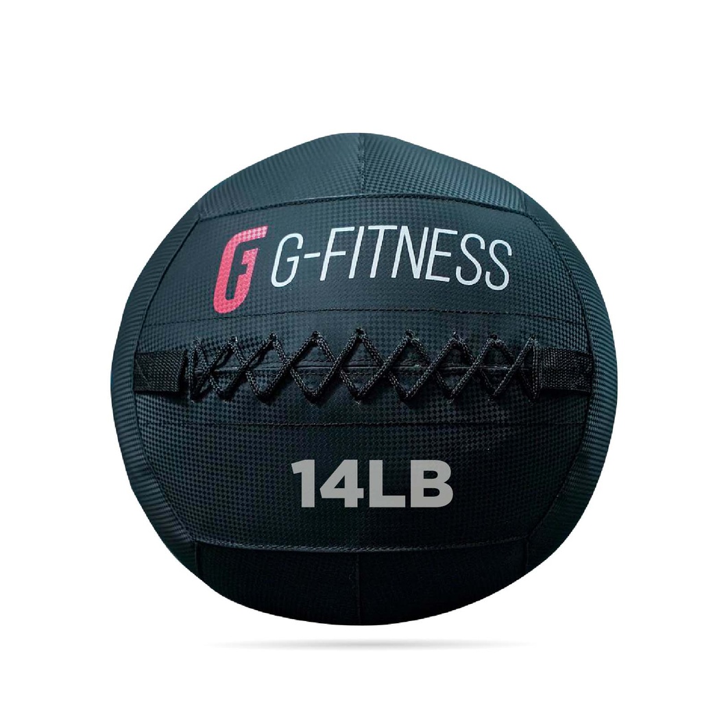 Medicine Ball sin pique (6.35kg-14Lb) Por Unidad. Rotulo Libras