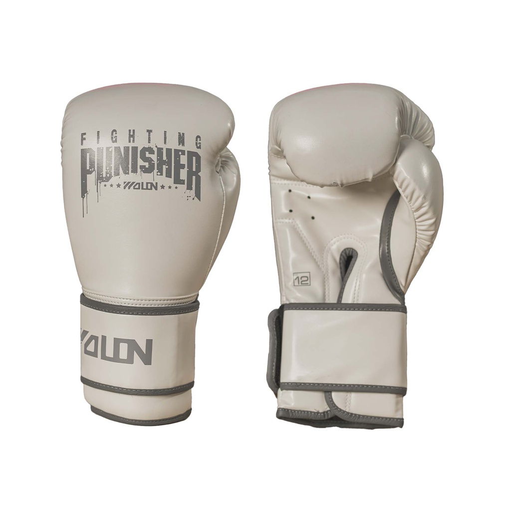 Guantes de Boxeo Mod. Punisher Blanco 12oz (Por par)