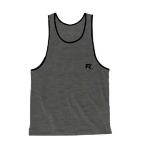 MUSCULOSA REEB LOGO FUARK GRIS OSCURO