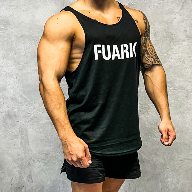 MUSCULOSA STRINGER FLAG FUARK NEGRO