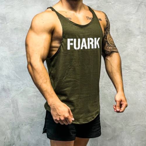 MUSCULOSA STRINGER FLAG FUARK VERDE