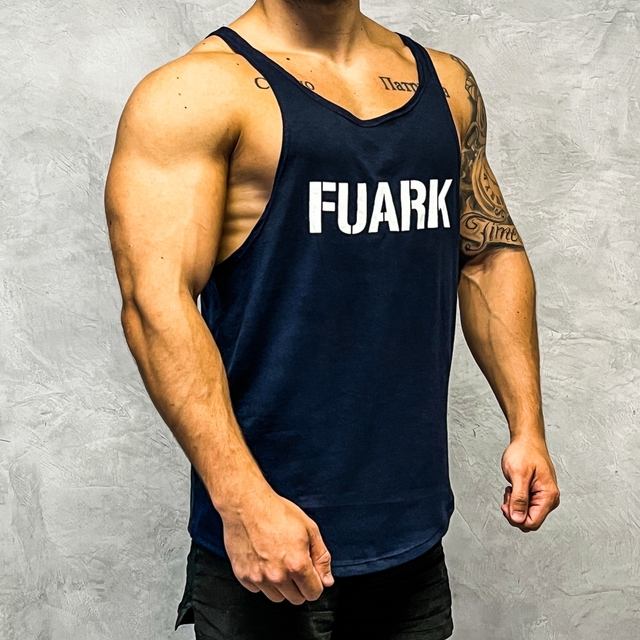 MUSCULOSA STRINGER FLAG FUARK AZUL