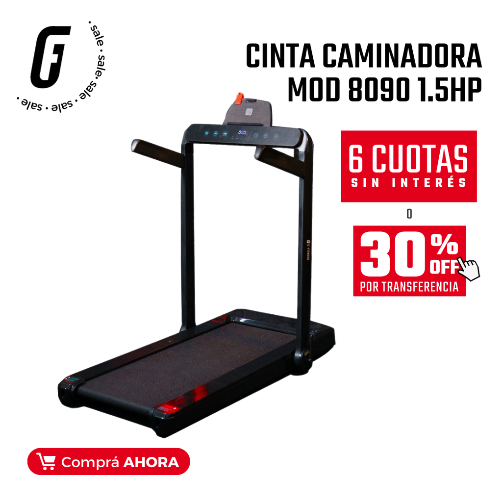 CINTA CAMINADORA MOD 8090 1.5HP