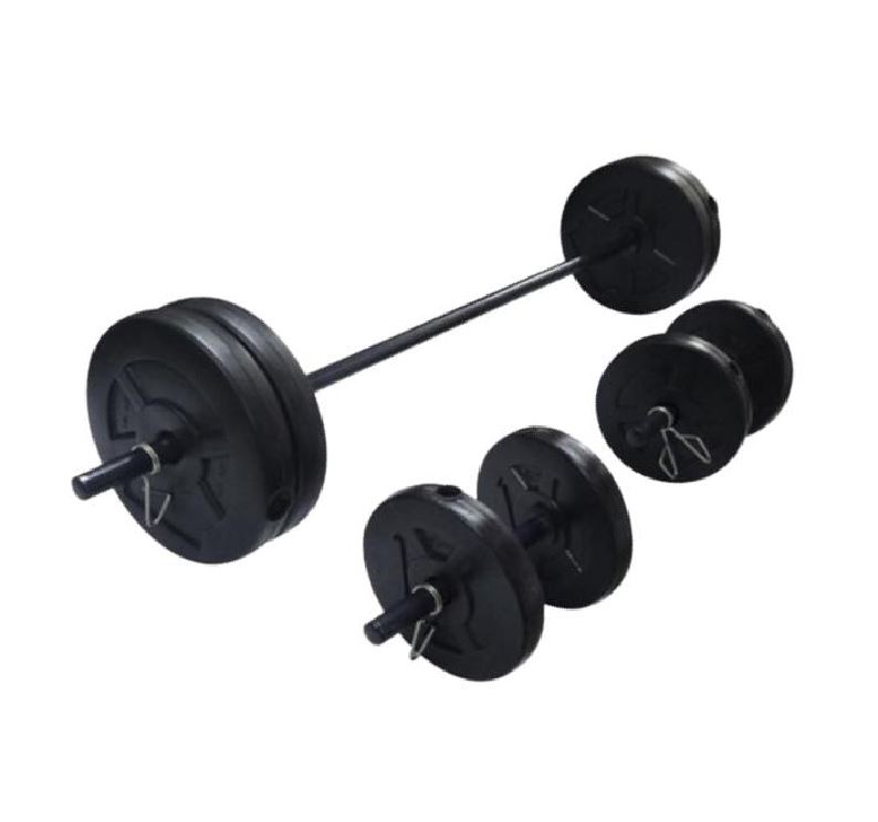 Set de Barra, Mancuernas y Discos 30KG