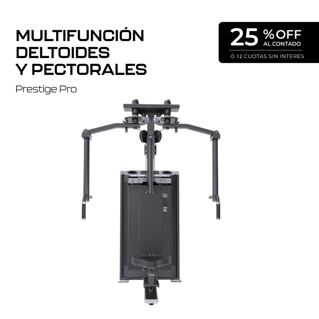 Maquina Multifunción Deltoides y Pectorales - E7007A - Prestige Pro