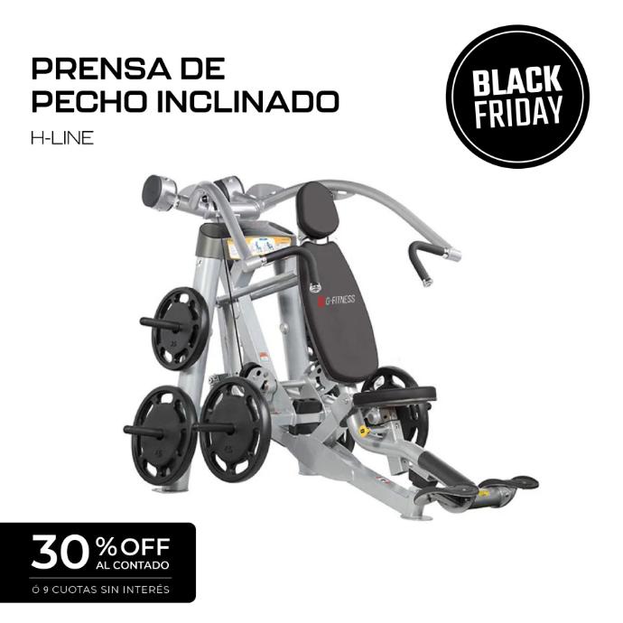 Máquina Prensa de Pecho Inclinado H-LINE