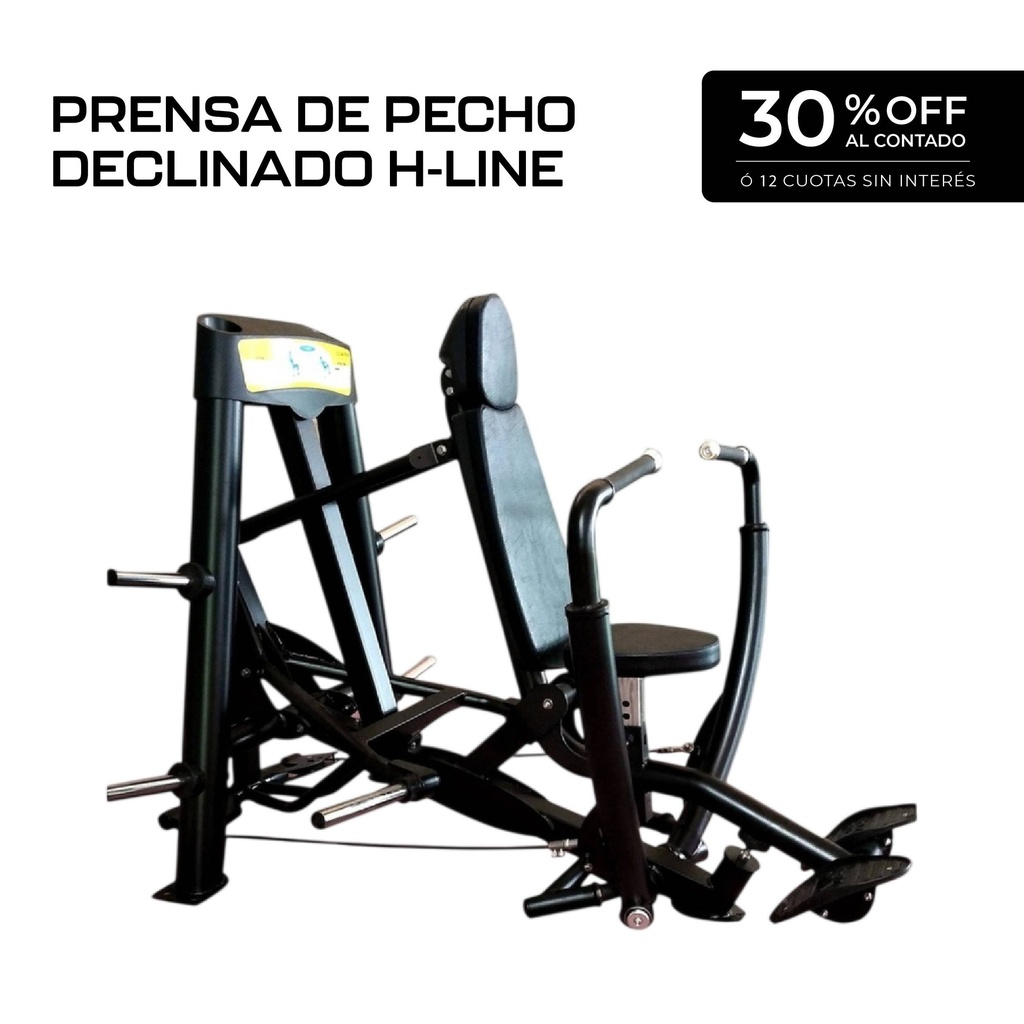 Máquina Prensa de Pecho Declinado H-LINE
