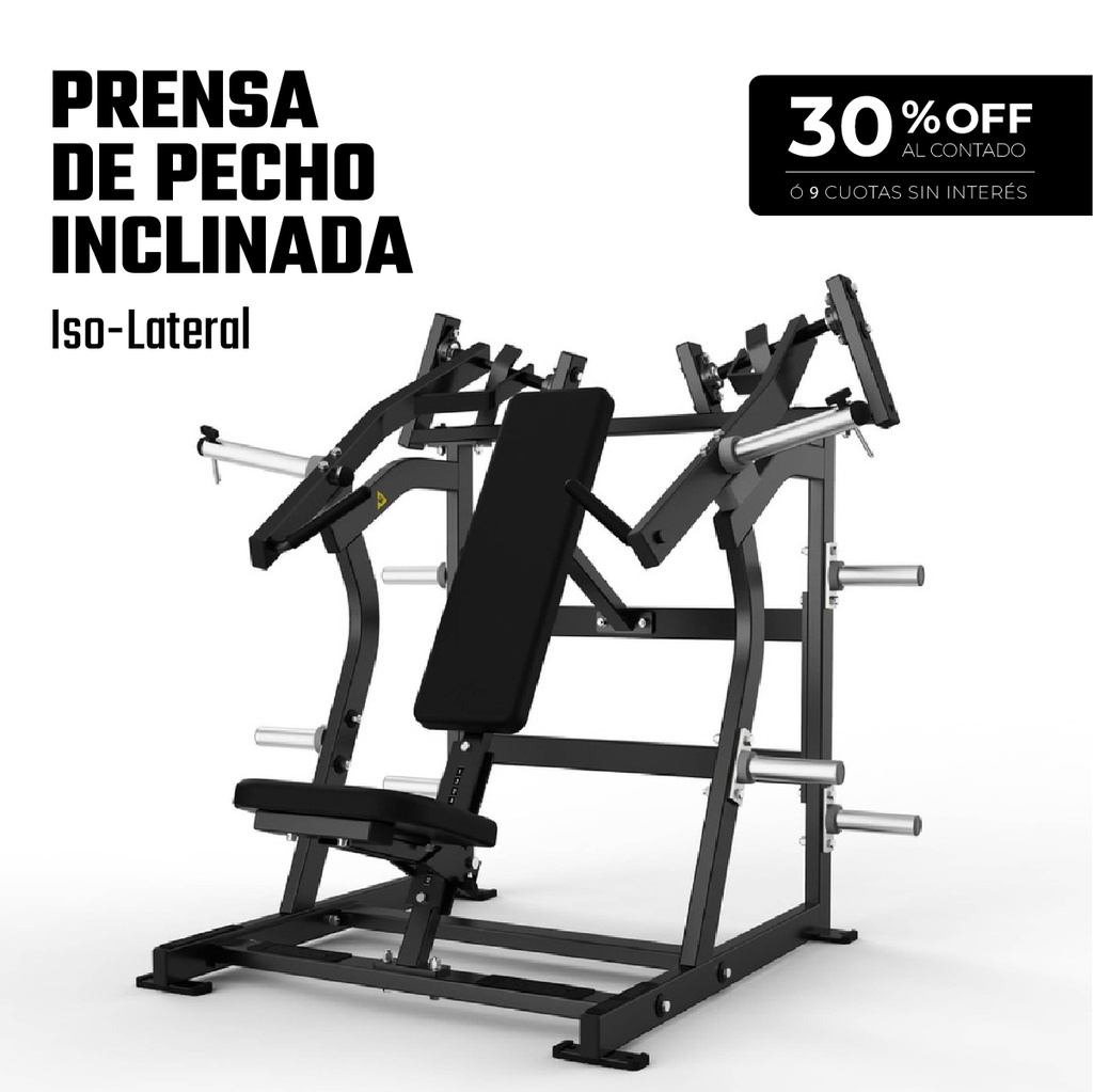 Máquina Prensa de Pecho Inclinada Iso-Lateral