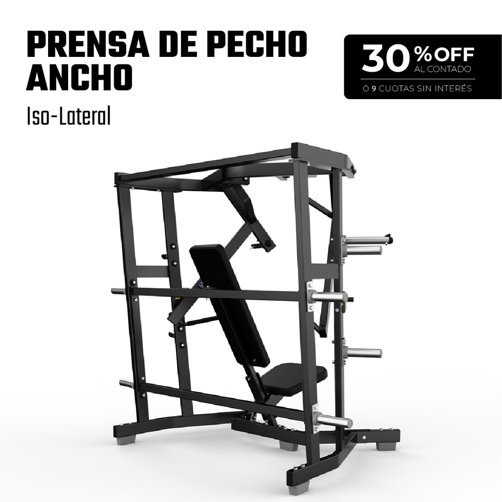 Máquina Prensa de Pecho Ancho Iso-Lateral - SM-2014
