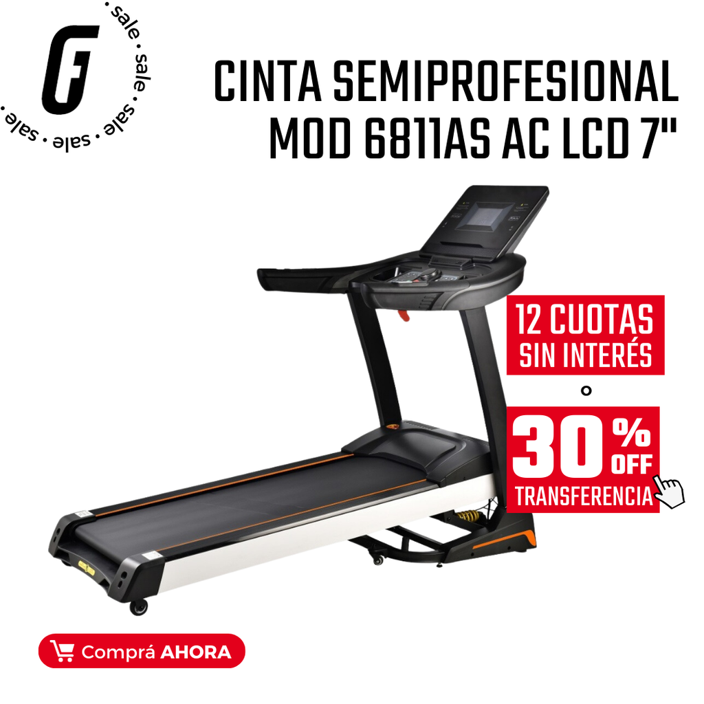 CINTA SEMIPROFESIONAL MOD 6811AS AC LCD 7"