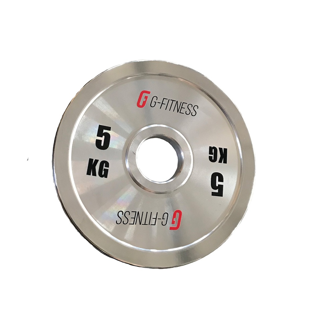 Disco de Peso Cromado G-Fitness 5kg