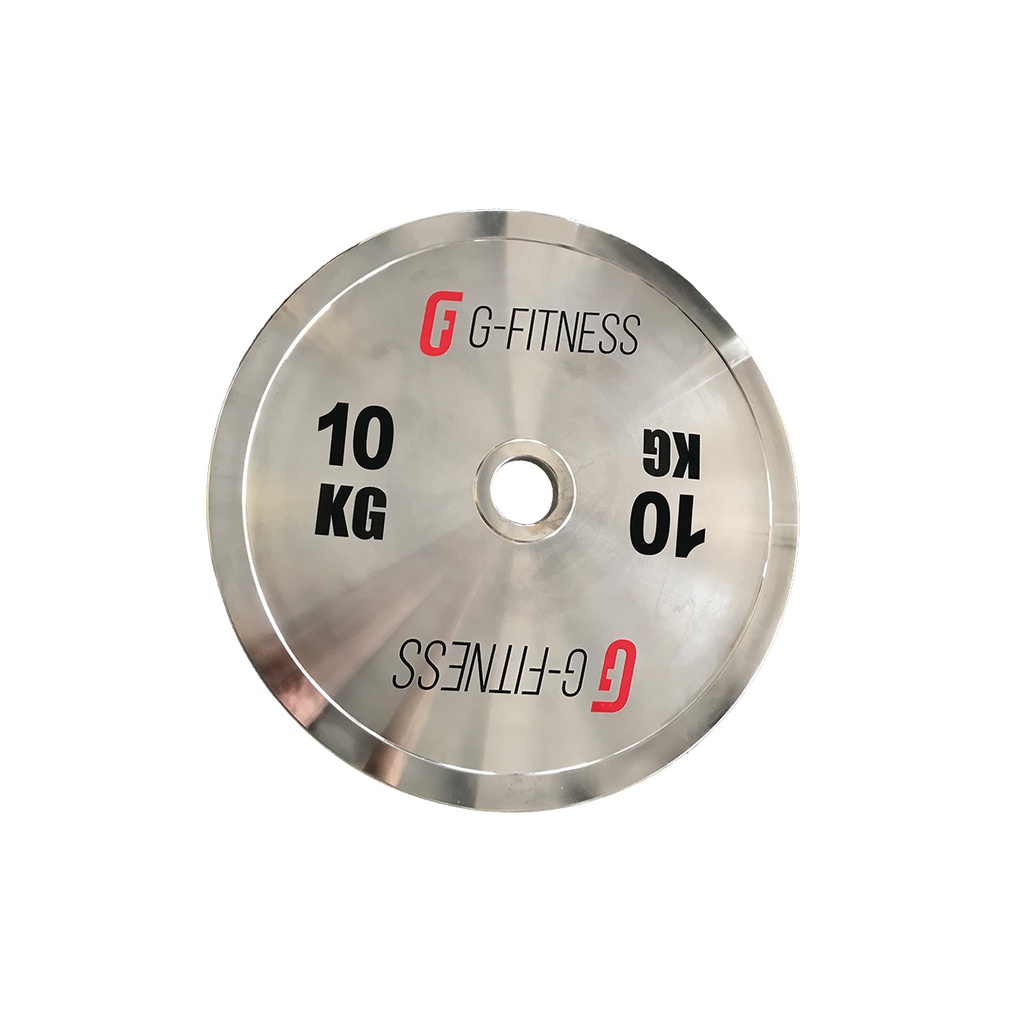 Disco de Peso Cromado G-Fitness 10kg