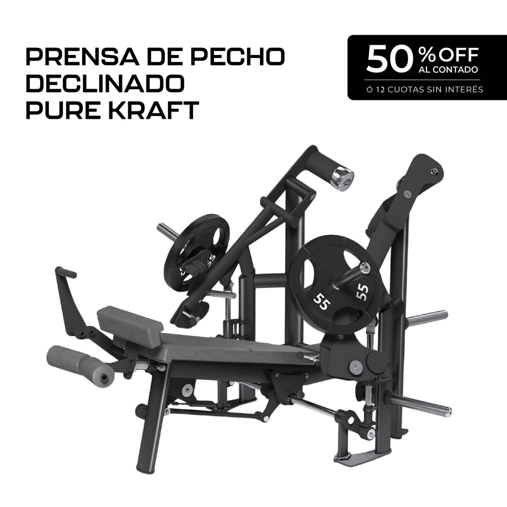 Máquina Prensa de Pecho Declinado - G4362-WX - PureKraft