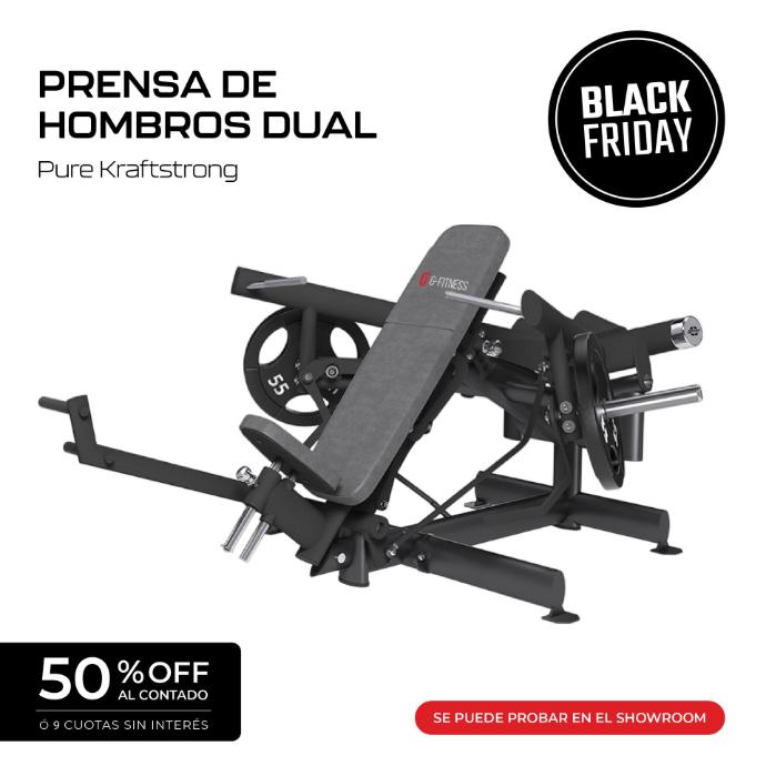 Máquina Prensa de Hombros Dual - Pure Kraftstrong