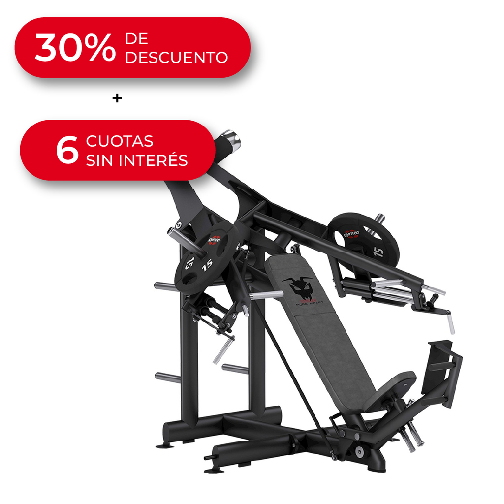 Máquina Prensa de Pecho Inclinada Dual - PureKraft