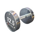Mancuerna cromada con logo G-Fitness 12.5KG