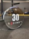 Mancuerna cromada con logo G-Fitness 30KG