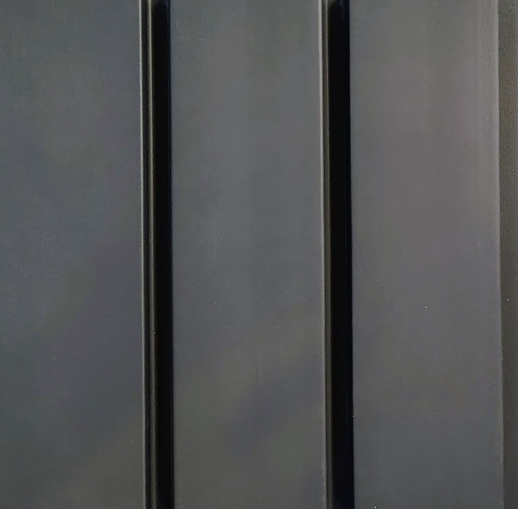 Revestimiento de Pared PS - JC695-02166 - Negro Matte - 2900mm x 250 mm x 20mm