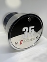 Mancuerna cromada con logo G-Fitness 35KG